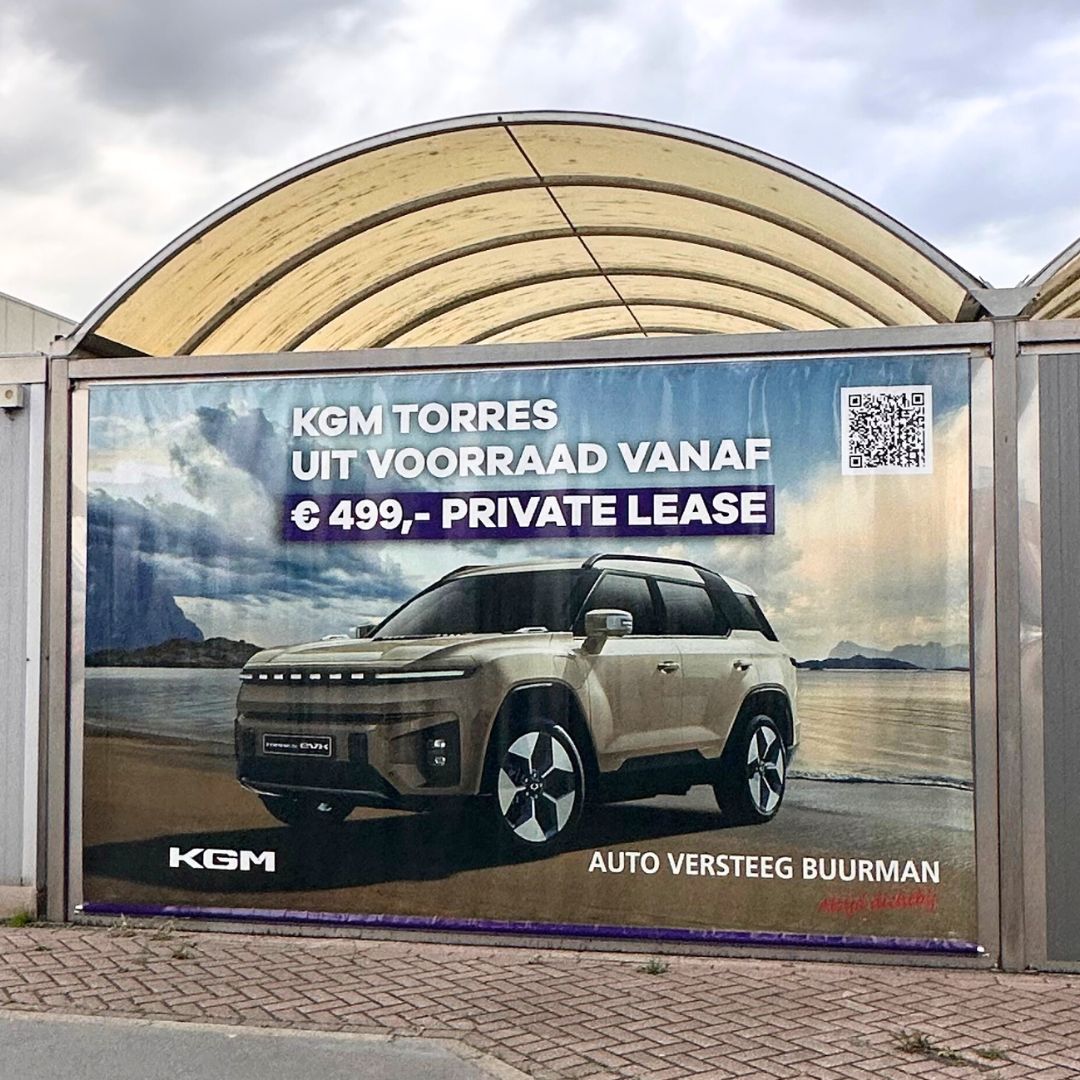 Groot formaat Buiten Banner - ZIENDTP